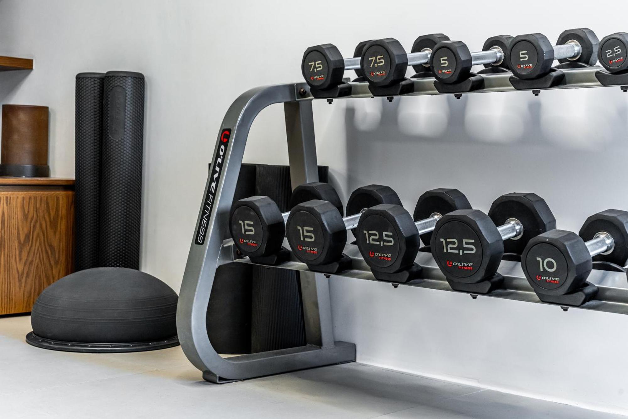 Orama Hotel & Spa Fira  Ngoại thất bức ảnh Dumbbells on a rack